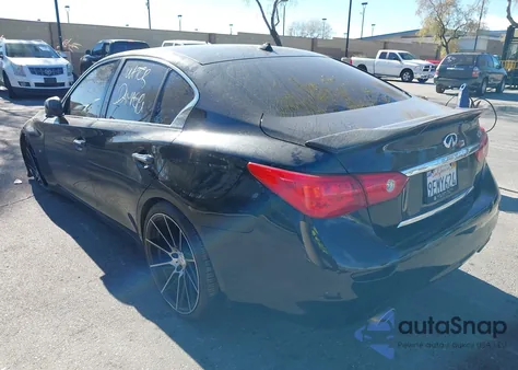 2015 Infiniti Q50 Premium from USA, damaged, VIN JN1BV7APXFM357897